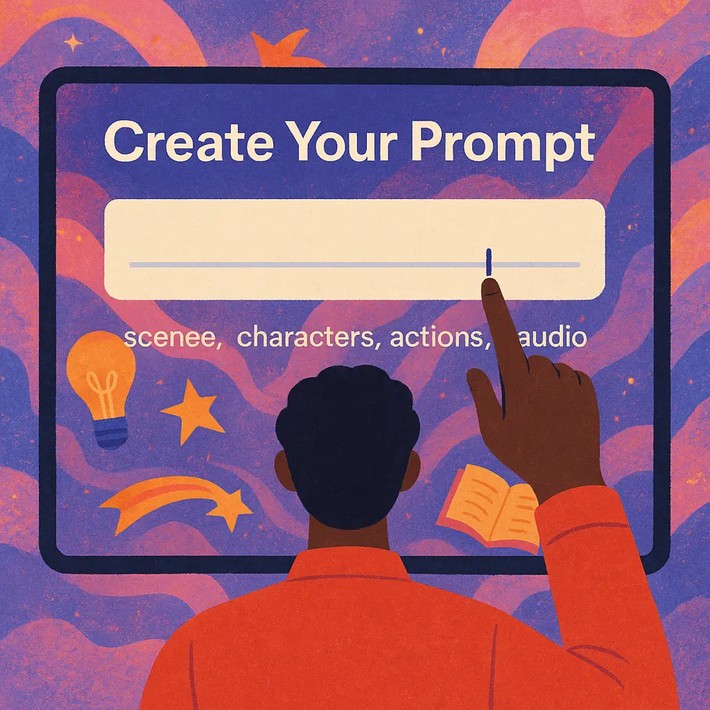 Create a prompt for AI video generation